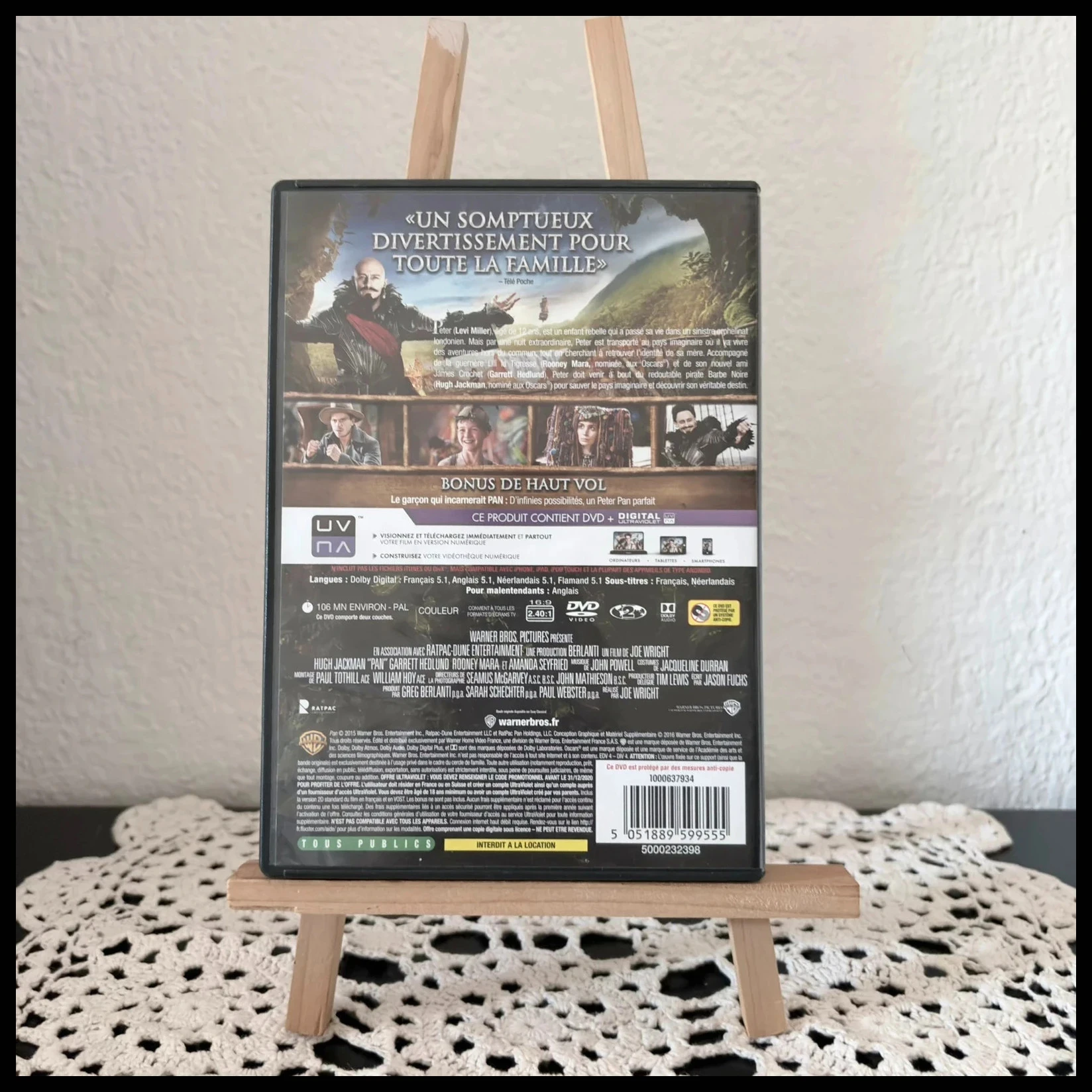 DVD Pan – Peter Pan – Hugh Jackman – Fantasy Adventure Film – photo 2